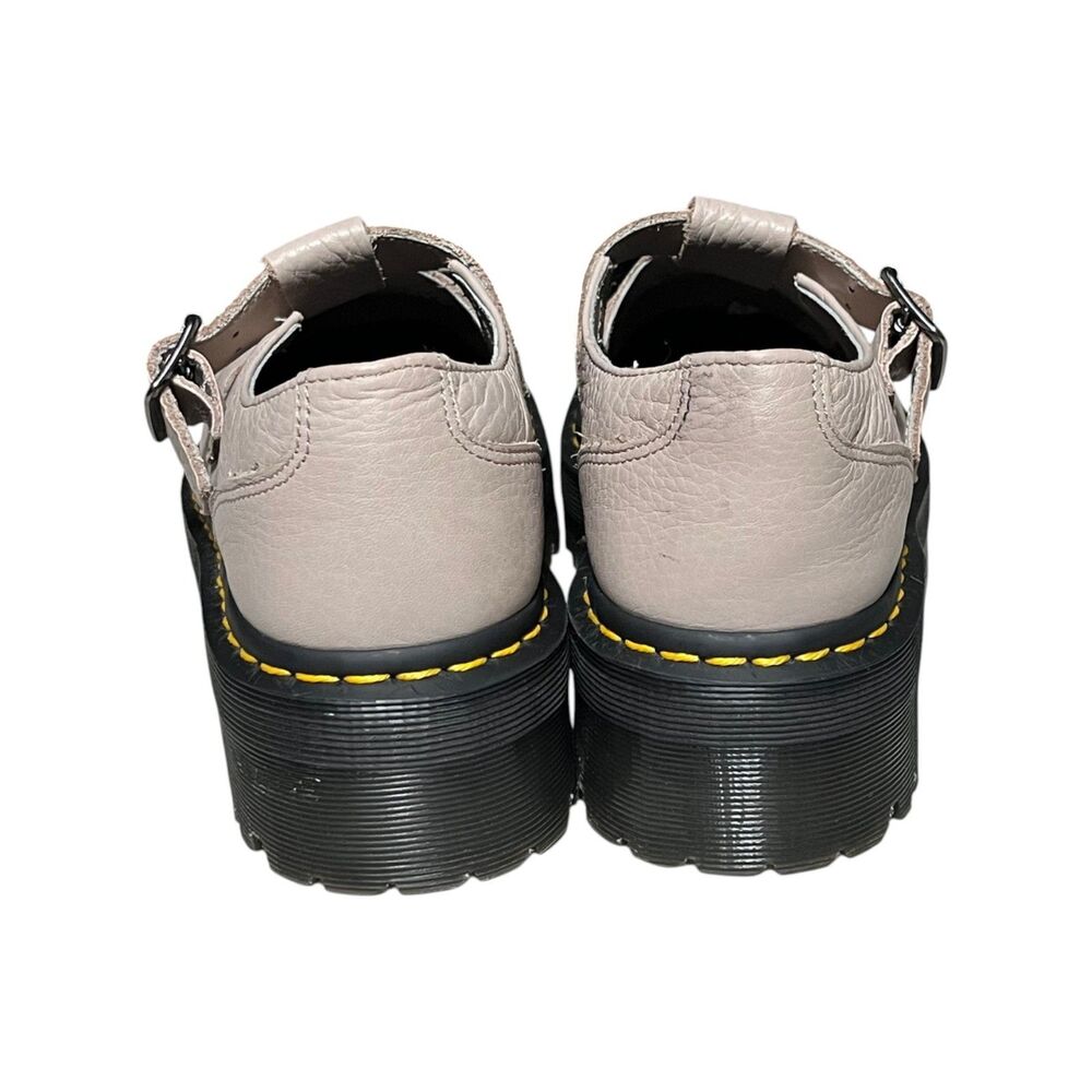 Dr. Martens Bethan Pisa Platform Mary Jane Shoes Parchment Beige Womens 9 EU 41 - Picture 8 of 11